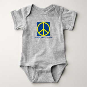 T-Shirt Body bébé Je suis avec l'Ukraine