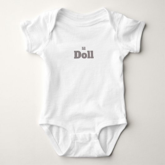 T-Shirt Body bébé petite poupée (Devant)