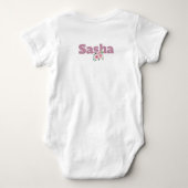T-Shirt Body bébé visage de poupée (Dos)