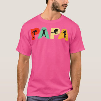 T-shirt Body Builder Papa Chemise Funny Papa Body Building