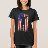 T-shirt Body Building American Flag Worlds Strongest Man S (Devant)