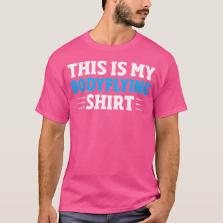 T-shirt Body Flying Funny Skydiver - Bodyvol intérieur Sky