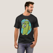 T-shirt Bodybuilder Concombre Plante Végétale Végétarien V (Devant entier)