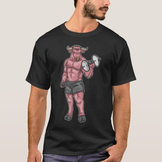 T-shirt Bodybuilder Dumbbell Bodybuilding (Devant)