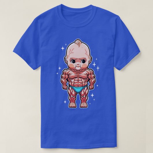 T-shirt Bodybuilder Kewpie Swole (Design devant)