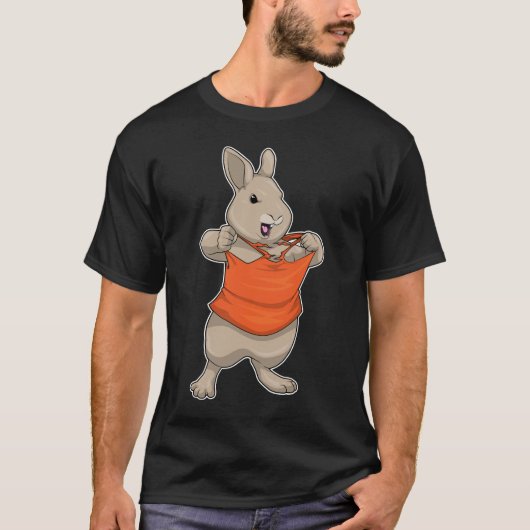 T-shirt Bodybuilder Rabbit (Devant)