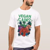 T-shirt Bodybuilders Vegetable (Devant)