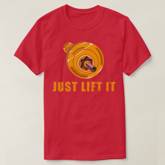 T-shirt Bodybuilding avec Barbell (Design devant)