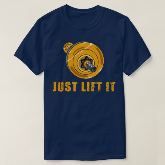 T-shirt Bodybuilding avec Barbell (Design devant)