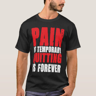 T-shirt Bodybuilding Gym Vêtements Douleur Fitness Poids-l