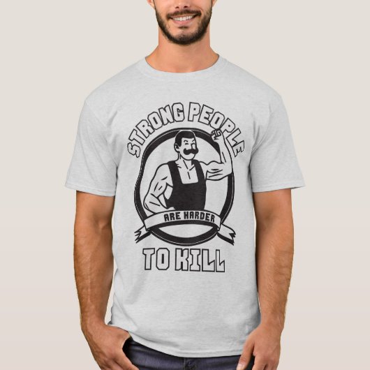 T-shirt Bodybuilding - Les Personnes Fortes Sont Plus Diff (Devant)