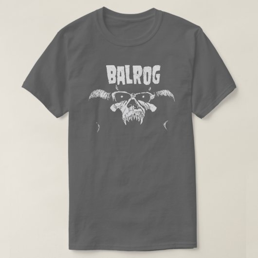 T-shirt Bodysuit Bébé Noir Balrog (Design devant)