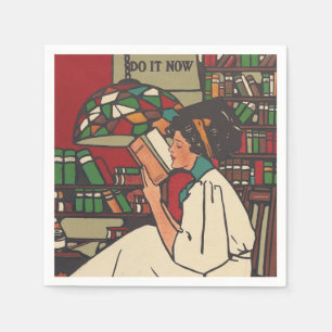 T-SHIRT boekenwerm Servetten