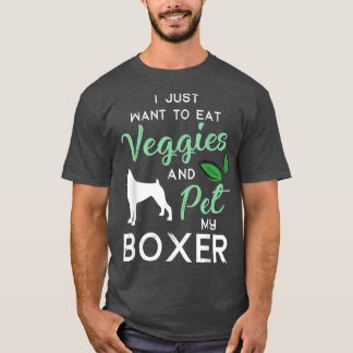 T-shirt Boer Funny Vegan Propriétaire Amoureux des chiens 