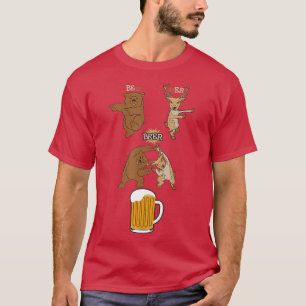 T-shirt Boeuf À Bière Plus Cerf Équivalent Bière