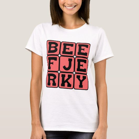 T-shirt Boeuf Jerky, traitement déshydraté (Devant)