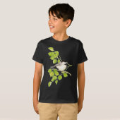 T-shirt Boeuf mignon en peuplier, Oiseau, Arbre, Nature (Devant entier)
