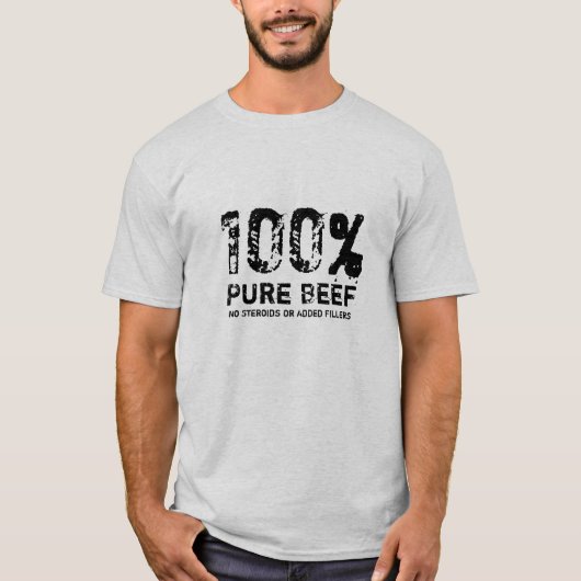 T-shirt Boeuf pur de 100% (Devant)