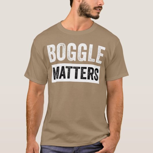 T-shirt Boggle Matters Board Game Player Andabletop Game g (Devant)