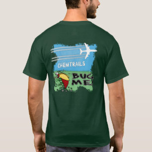 T-shirt Bogue fuyant du plan de chemtrail