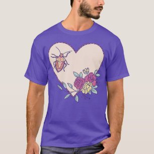 T-shirt Bogue mignonne - Insecte avec coeur et