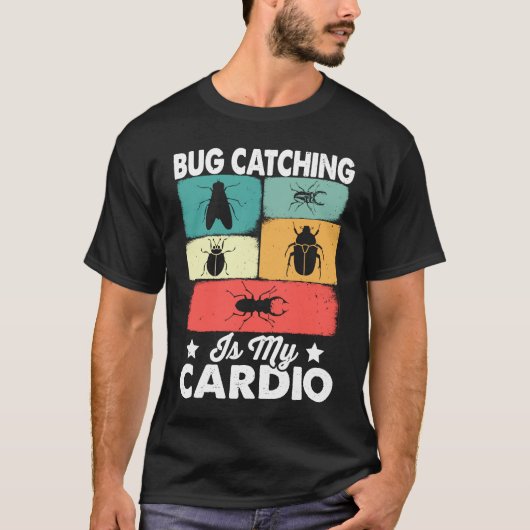 T-shirt Bogue Science des insectes La capture de bogue e (Devant)