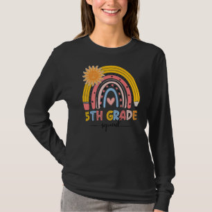 T-shirt Boho Arc-en-ciel 5e année Enseignant d'équipe Prem