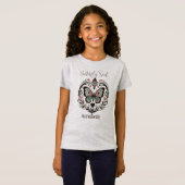 T-Shirt Boho Butterfly Soul Grey (Devant entier)