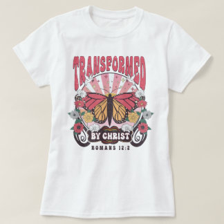 T-shirt Boho Christian Bible Verse Transformé par Christ