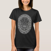 T-shirt Boho Clam Shell Sea Life Mandala Cute Bohemian Sp (Devant)