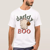 T-shirt Boho Daddy Boo Cute Ghost Halloween (Devant)
