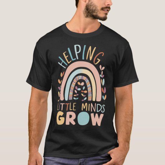 T-shirt Boho de retour à l'école aider les petits esprits (Devant)