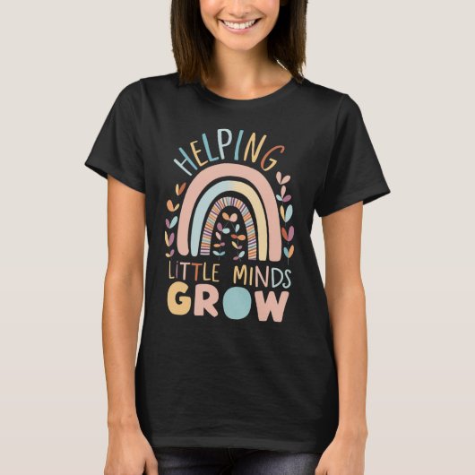 T-shirt Boho de retour à l'école aider les petits esprits (Devant)