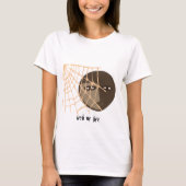 T-shirt Boho deux faces couleur avec une toile de poche av (Devant)