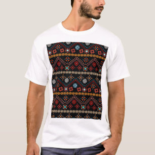 T-shirt Boho Ethnique : Tribal Coloré Sans Couleur.