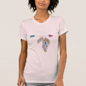 T-shirt Boho Feathers (Devant)