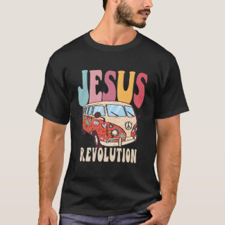 T-shirt Boho Jésus-Révolution Foi chrétienne Basée Jésus