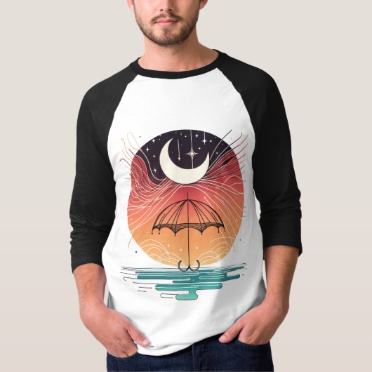 T-shirt Boho Moon & Stark Rain (Devant)
