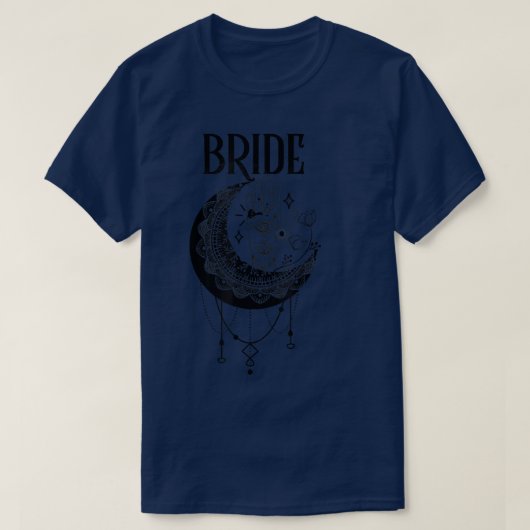 T-shirt Boho Mystic Tarot Celestial Bachelorette Bride Bri (Design devant)