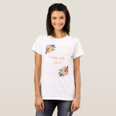 T-shirt Boho Peachy Floral (Devant entier)