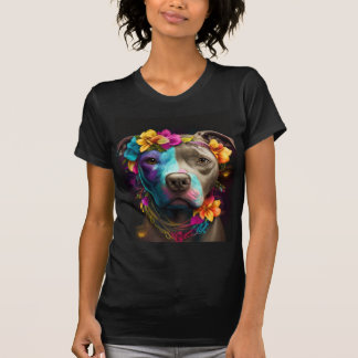 T-shirt Boho Pit Bull #7