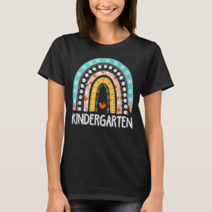 T-shirt Boho Rainbow Écolier Enseignant Enfant Dos