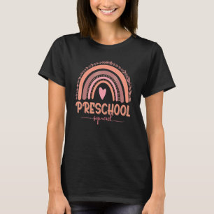 T-shirt Boho Rainbow Équipe préscolaire Enseignant Premier