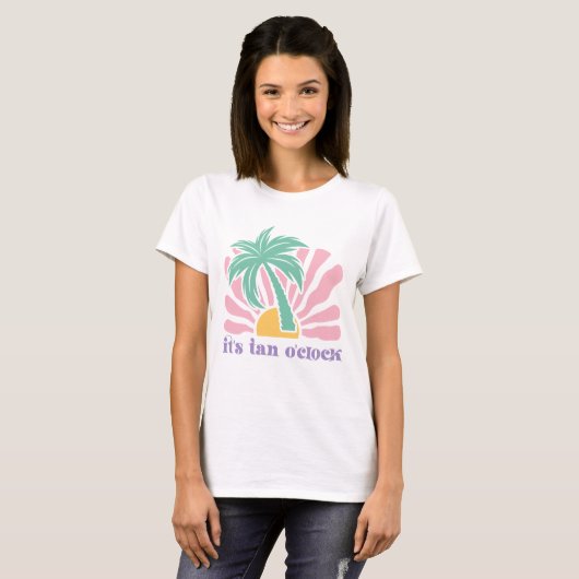 T-shirt Boho Retro été (Devant entier)