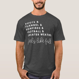 T-shirt Boho Rétro Se Sent Comme Automne Amour D'Automne T