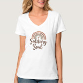 T-shirt Boho style âme solitaire (Devant)