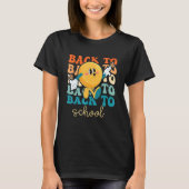 T-shirt Boho Style Groovy Smile Back to School (Devant)