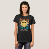 T-shirt Boho Style Groovy Smile Back to School (Devant entier)