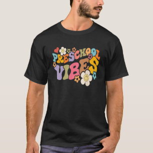 T-shirt Boho Super Retourner à l'école Vibes préscolaires