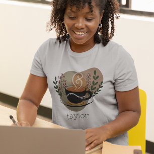 T-shirt Boho Terracotta Café Thème Personnalisé